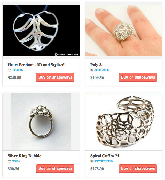 3d printed jewelry template free